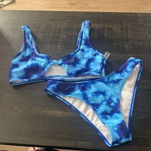 SHEIN Tie dye bikini